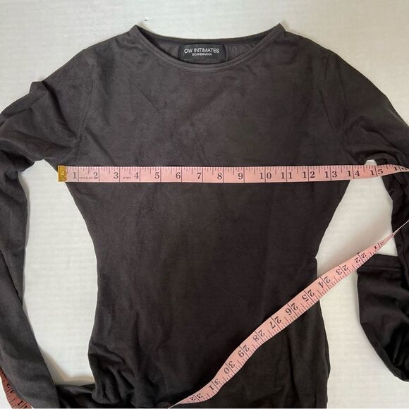 NWOT Revolve x OW Intimates Collection Camila Faux Suede Bodysuit | Size XS - Picture 10 of 11